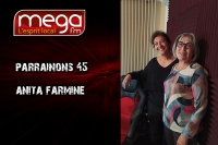 On parle de Parrainons 45 et Anita Farmine sur Méga FM