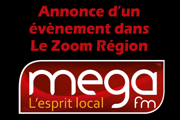 Annoncez votre évènement dans le Zoom Région